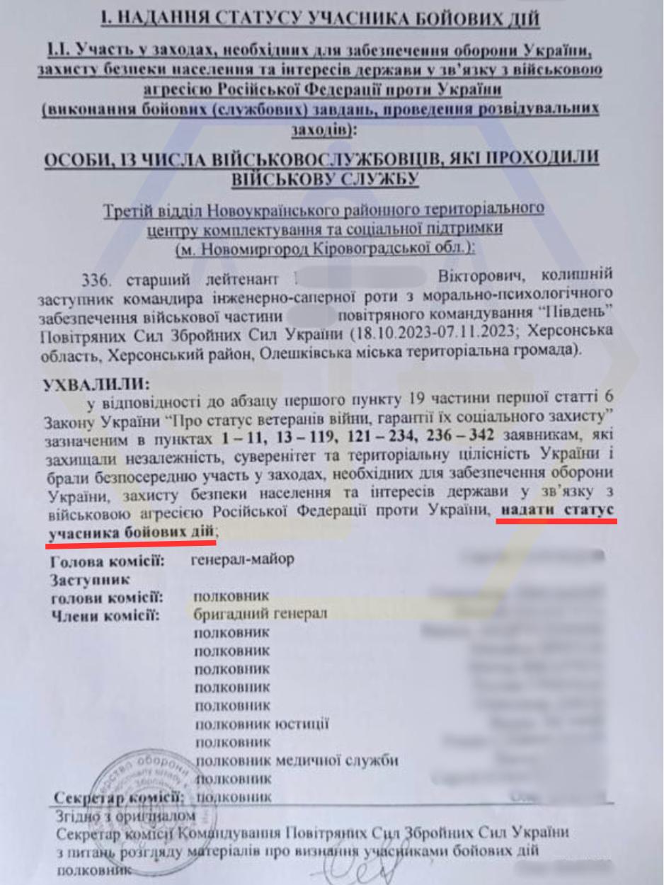 ДОПОМОГЛИ ОТРИМАТИ СТАТУС УБД